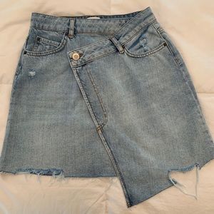 NWT BDG Denim Wrap Mini Skirt